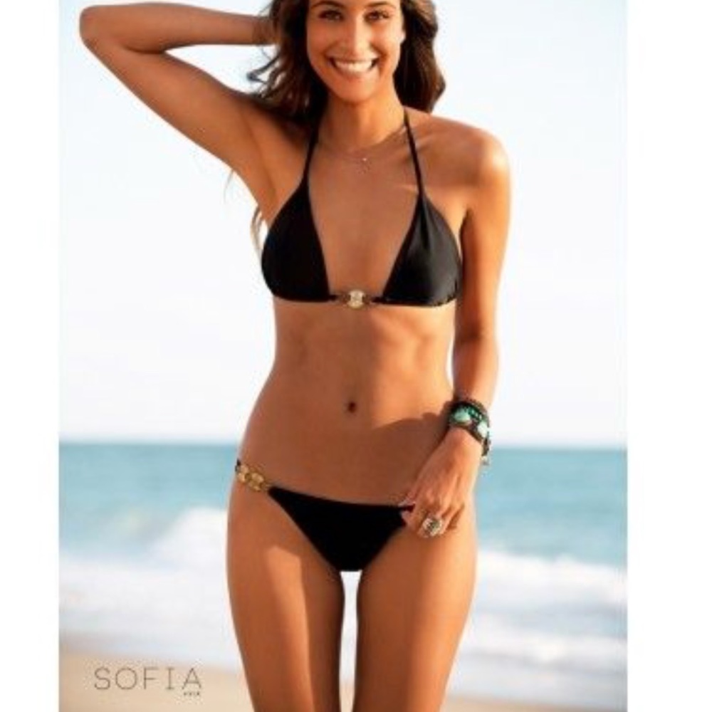 Sofia by Vix runaway bikini with metal Size S